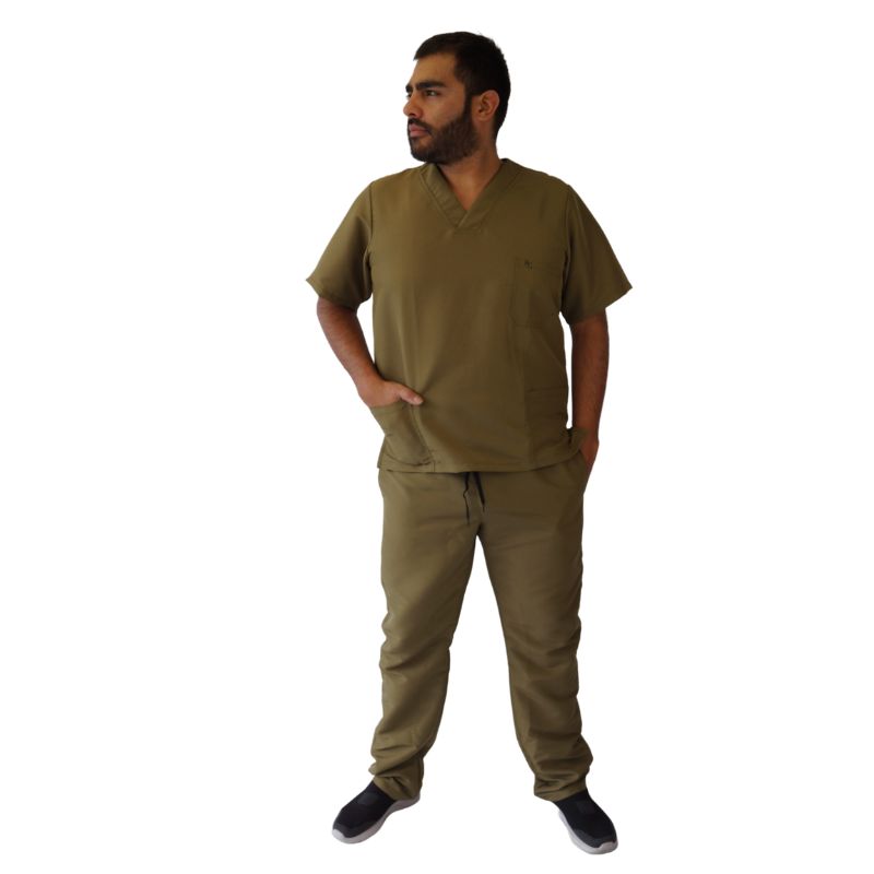 Uniforme Antifluido Verde Militar